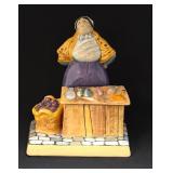 Rare Galland Poissonniere Figural Box