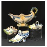 4 Quimper French Faience Items