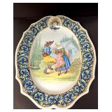 Large Porquier Beau Platter