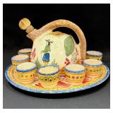 HenRiot Quimper Cider Set