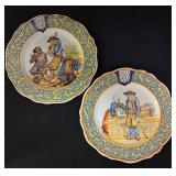 2 Porquier Beau Plates