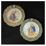2 Porquier Beau Plates