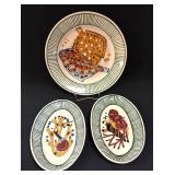 3 Mathurin Meheut La Mer Plates