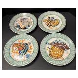4 Mathurin Meheut La Mer Plates