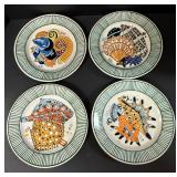 4 Mathurin Meheut La Mer Plates