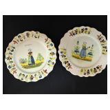 2 LeRoy Dubois Malicorne Plates