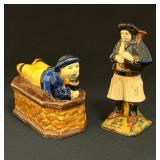 2 Quimper Breton Figurals