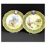 2 Porquier Beau Plates