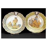 2 Porquier Beau Plates