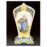 Porquier Beau Footed Vase