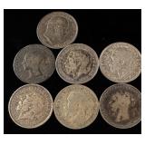 A Collection of UK Silver Threepence Coins 1864-1921