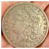 1889-O US Morgan Silver Dollar