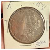US 1891-O Morgan Silver Dollar