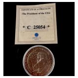 American Mint 2001 Liberia $10 George W. Bush Commemorative Coin