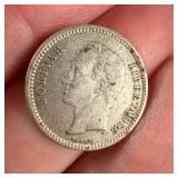 1954 Venezuela 25 Centimos Silver Coin