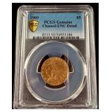 1909 US $5 Indian Head Gold Half Eagle PCGS