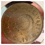 TR 1948 1 Lira Silver Coin