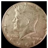 US 1967 Kennedy Half Dollar