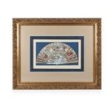 Huet Hand Colored Engraving Eventail
