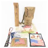 WWI US Grouping Sweetheart Pennant Flag Kit Pack