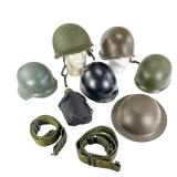 Military Helmet & Web Gear Collection (9)