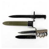 Replica US Trench Knife and M1 Bayonet