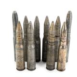 10 20MM Cannon Inert Drill Rounds