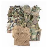 US Military BDU Uniform & Gear Group (11)