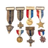 Delegate Badges-Veterans Assoc, WRC, GAR