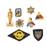 French, Visor Badge, Irish, Toy Soldier, DUI, Duck