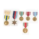 WWII Medals (6) UK, GCM, USAF