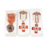 Red Cross Medals/Badges (3)
