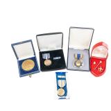 Cased Medals (5) Czech, US