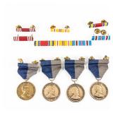4 Army Civil War Medals  6  Medal Bars