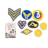 CW, 20th C Patches, Card Deck & More