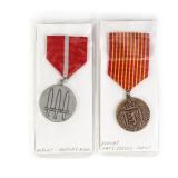 2 Portuguese Medals 1 Army 1 Defence