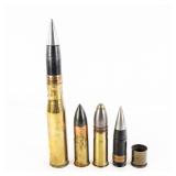 Inert Military Artillery Shell Group (5)