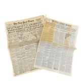 Two Surprise Attacks Newspapers USA 1941 &2001