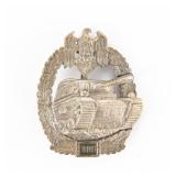 WWII German Panzer Assault Badge 100 Engagements