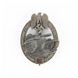 WWII German Panzer Assault Badge 50 Engagements