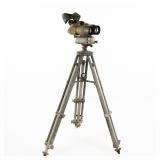 WWII German D.F. 10x80 Flak Binoculars on Tripod