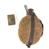 WWI Match Safe, WWII German Canteen