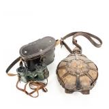 Hungarian Canteen & Binocular Lot