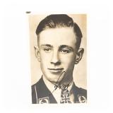 WWII Hoffmann Postcard Oberst Helmut Lent Ace