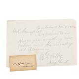 CW Note Brig. Gen’s B.F. Kelley & C.A. Heckman