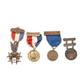 Antique Chicago, Fraternal & Military Medals (4)