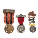 Historic US Veteran & Marksman Medal Group