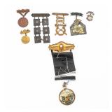 Antique Military & Fraternal Medals Lot (7pcs)