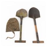 (2) US Military M1910 T-Handle Entrenching Tools