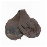 Antique US Cavalry Leather Saddlebags
